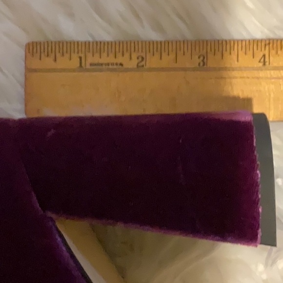 Sam Edelman Codie Leather Ankle Boots Women Deep Orchid Side Zip Closure Size 9 - Picture 10 of 12